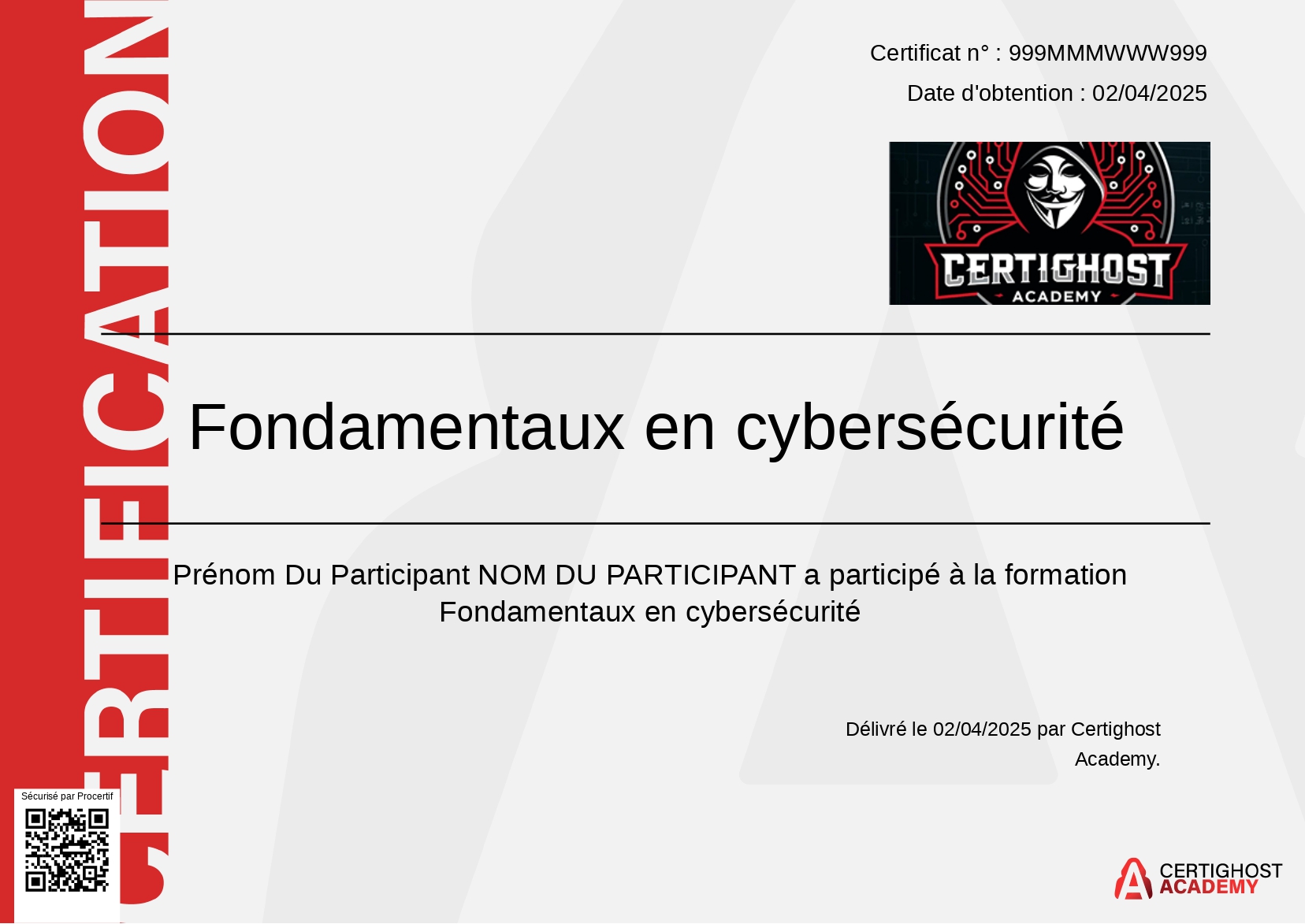Certificat 2
